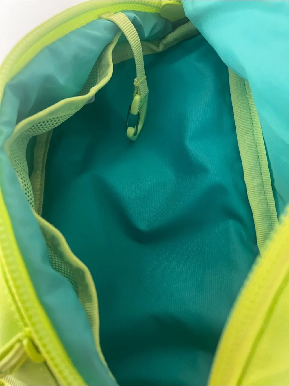 Baboon to the Moon Neon Green Waist Bag and Pink Mini Backpack Bag Duo